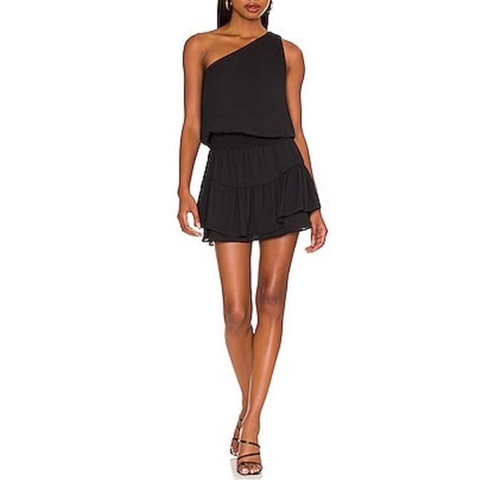 Krisa one shoulder dress from Revolve
